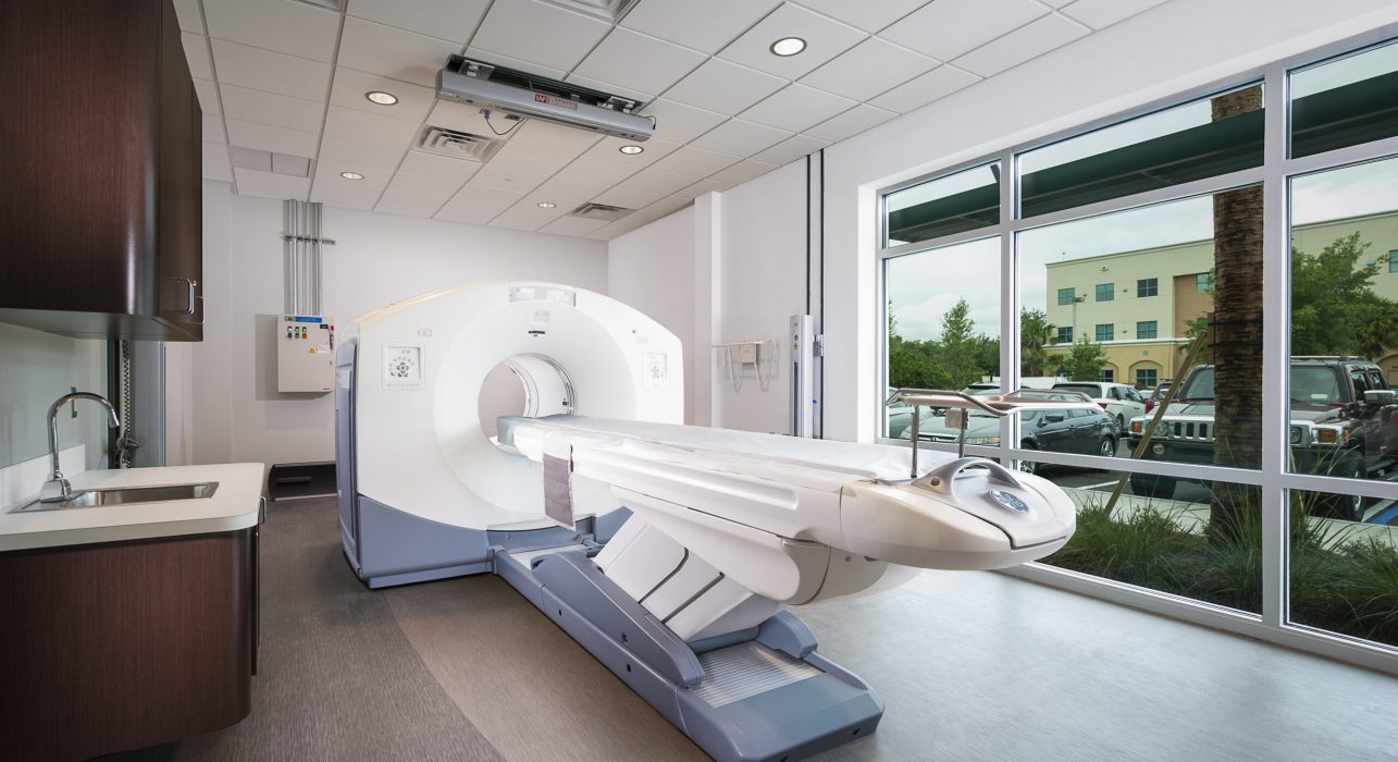 The brand new CAT Scan room at the Margaret W Niedland Breast Cancer  Center in Jupiter, Florida.  Photography by Jeffrey A McDonald