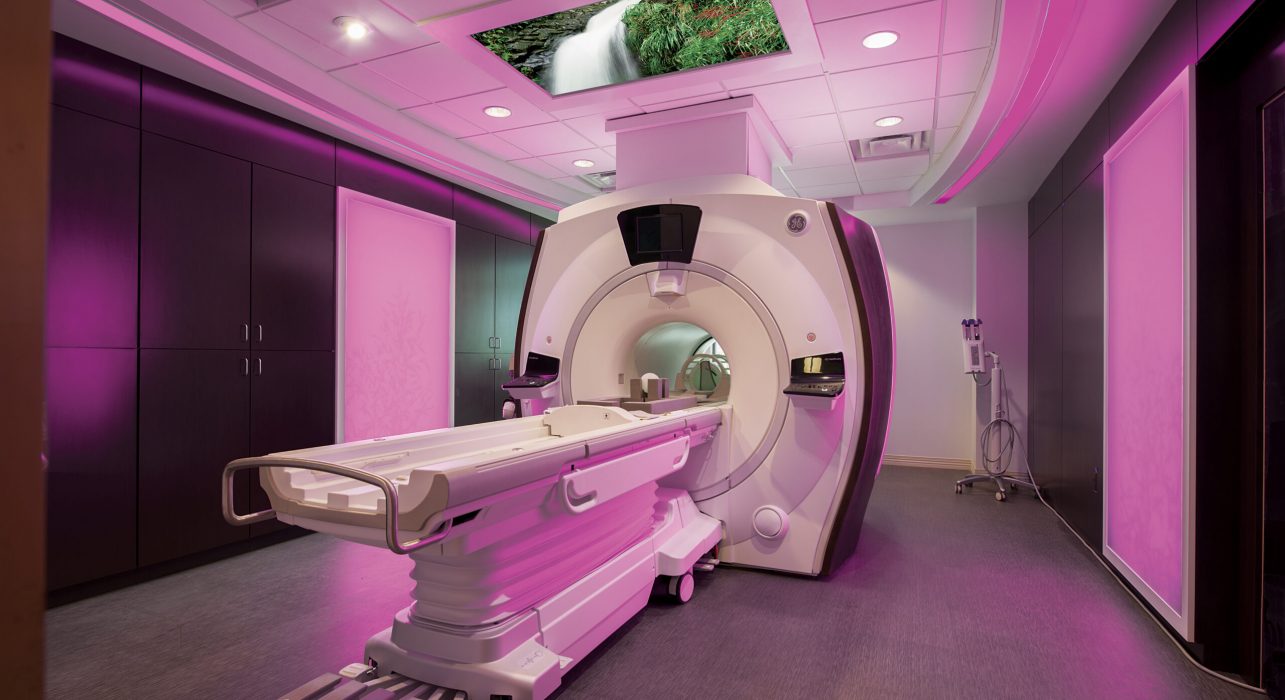 The State of the Art MRI romm at the Margaret W Niedland Breast Cancer Center in Jupiter, Florida. Photography by Jeffrey A McDonald.